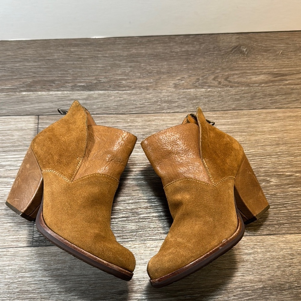 Kork-ease  Brown Suede Ankle Boots woman’s 6